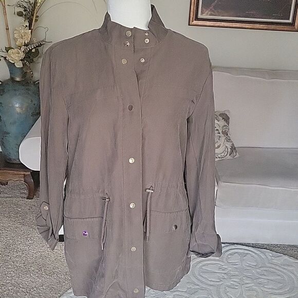 Zara Basic Women's Utility Jacket Size XL - Picture 1 of 10